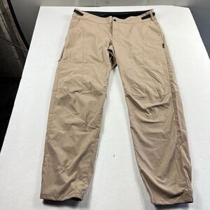 Flylow Women’s Outdoor Utility Pants Size 12 Beige Hiking Climbing Activewear